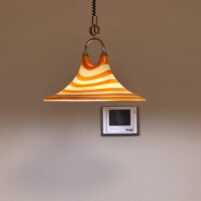 Creative Adjustable Horn Chandelier – Colorful Painted Art Light for Living Room, Bedroom, or Dining Room